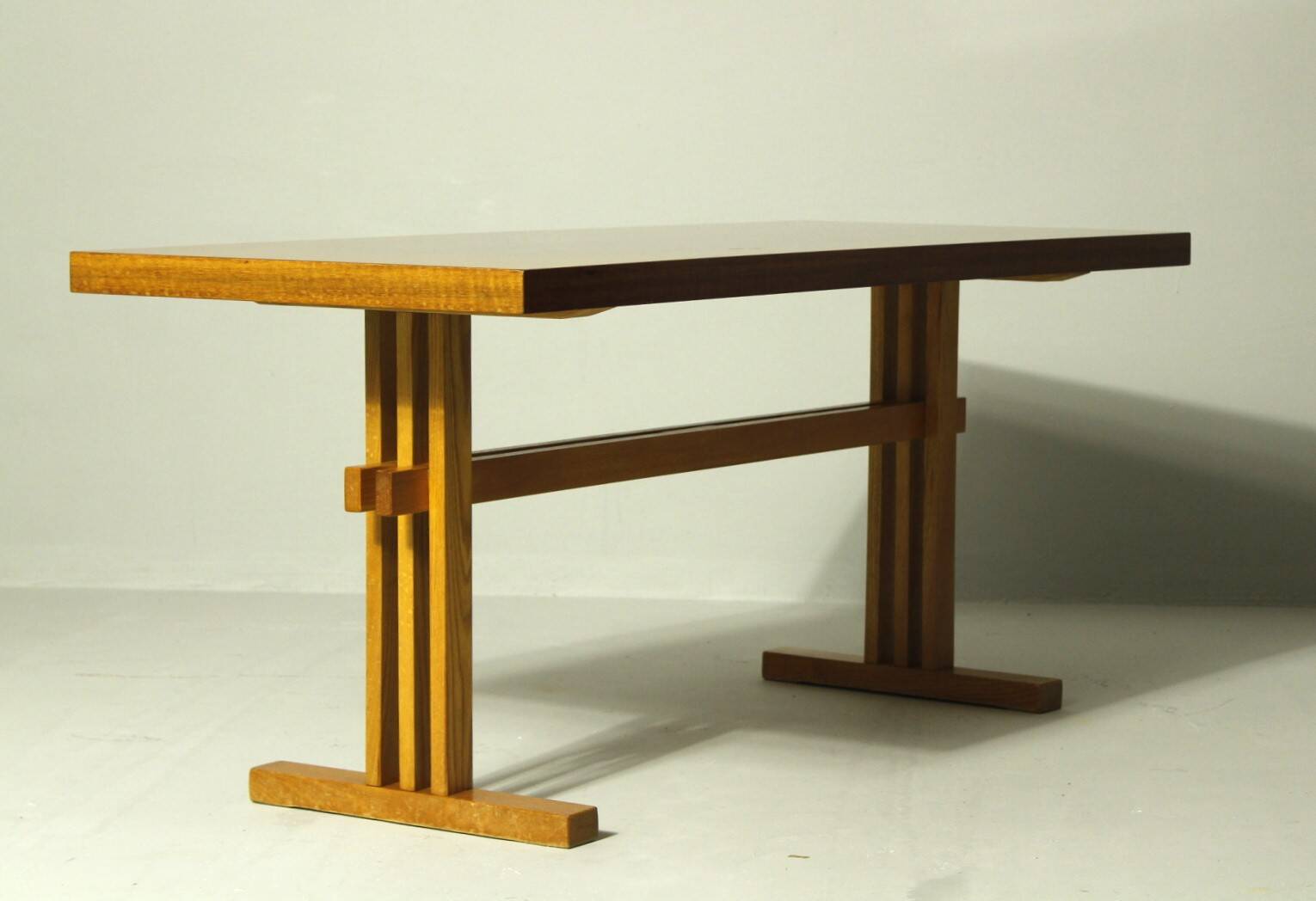 1970s Shedua Wood Coffee Table, Modell Horizon