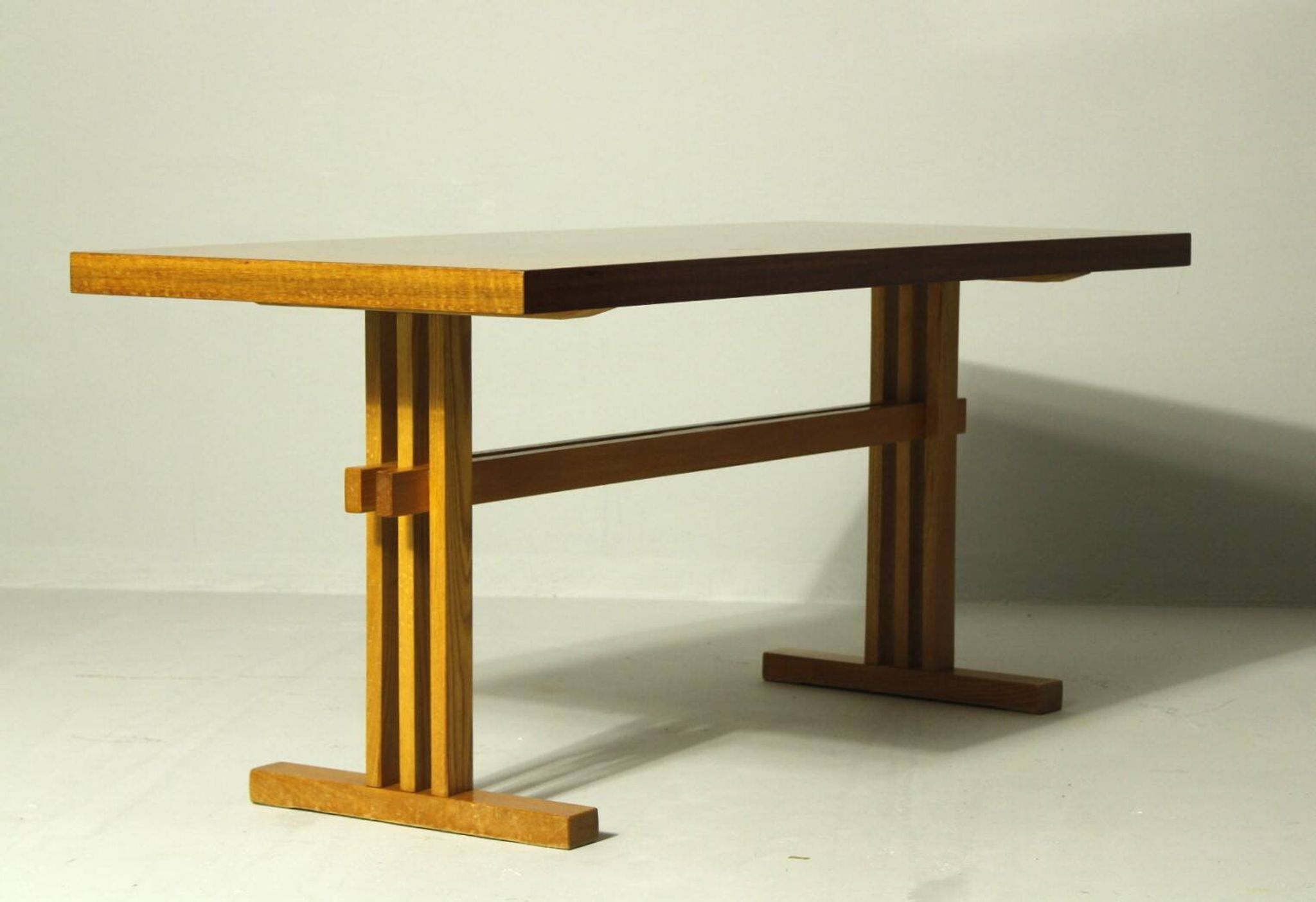 Table basse en bois Shedua des années 1970, Modell Horizon