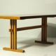 1970s Shedua Wood Coffee Table, Modell Horizon