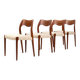 Set of Four Chairs by Niels Otto Møller Model No.71