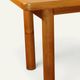 Table René Martin en pin massif moderniste, 1960
