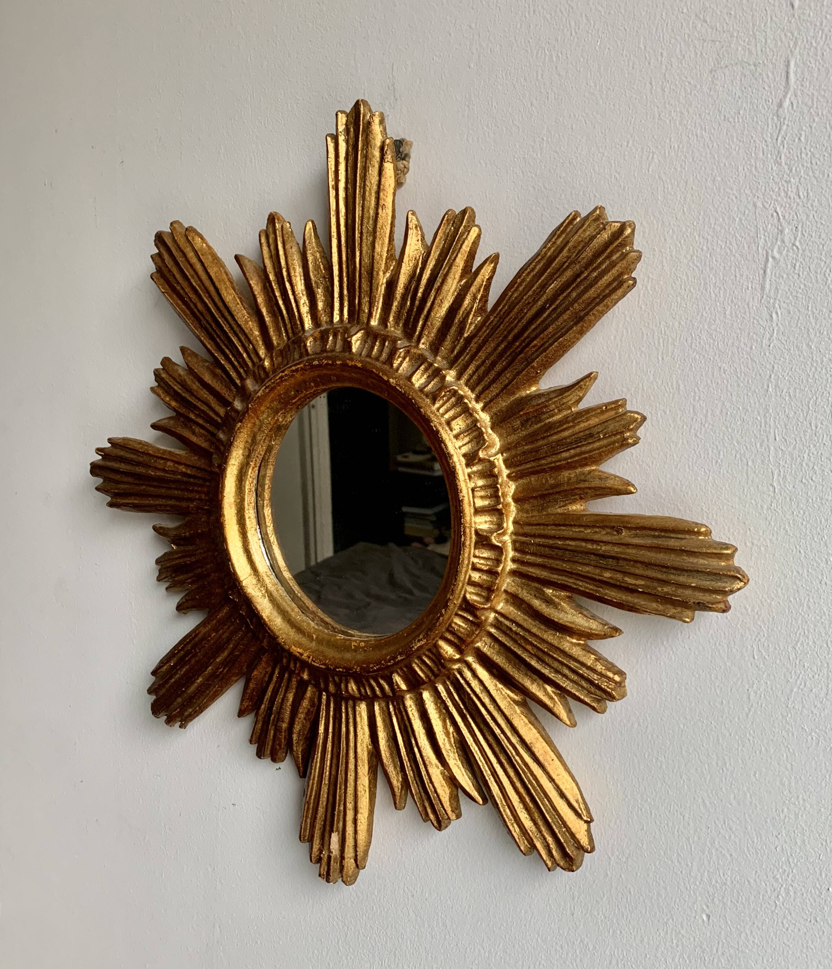 Vintage sun mirror 47x 47cm