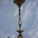 Lustre Empire en bronze et laiton doré