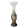 Art Deco glass paste vase signed Macau, Gallé inspiration, plant decoration
