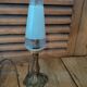 Art deco lamp living room bronze tulip glass diamond tip ch 1122215