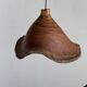 Small suspension in organic teak hat D30 H20
