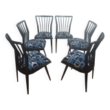 Chaises (lot de 6) designer maurizio tempestini