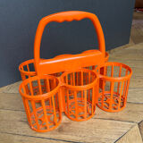 Orange bottle basket