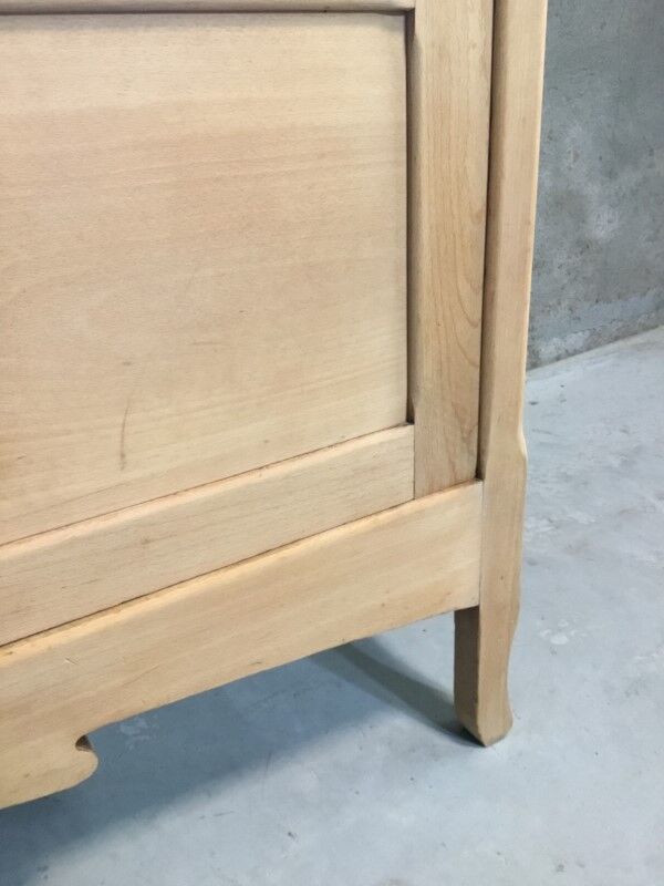 Raw wood hotel cabinet