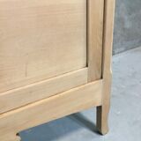 Raw wood hotel cabinet