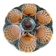 Sarreguemines earthenware oyster plate