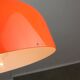 Space Age Orange Pendant Lamp from Guzzini, 1960s
