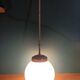 Chandelier Suspension Ceiling Light Globe Opaline Metal Dp 1123652