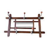 Art Deco wall coat rack