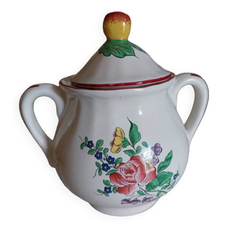 Luneville KG sugar bowl, Réverbère model