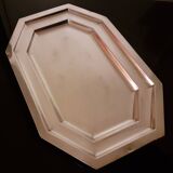 Silver metal tray 41 cm x 28 cm
