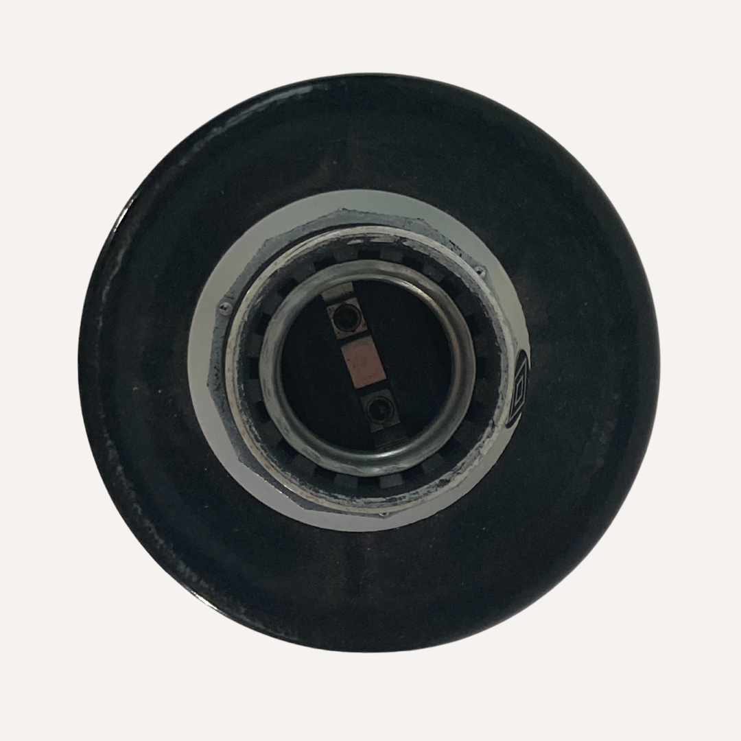 Free form bubbly wavy ceramic table lamp by Kaiser Leuchten, Germany 1960s