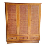 Rattan wardrobe