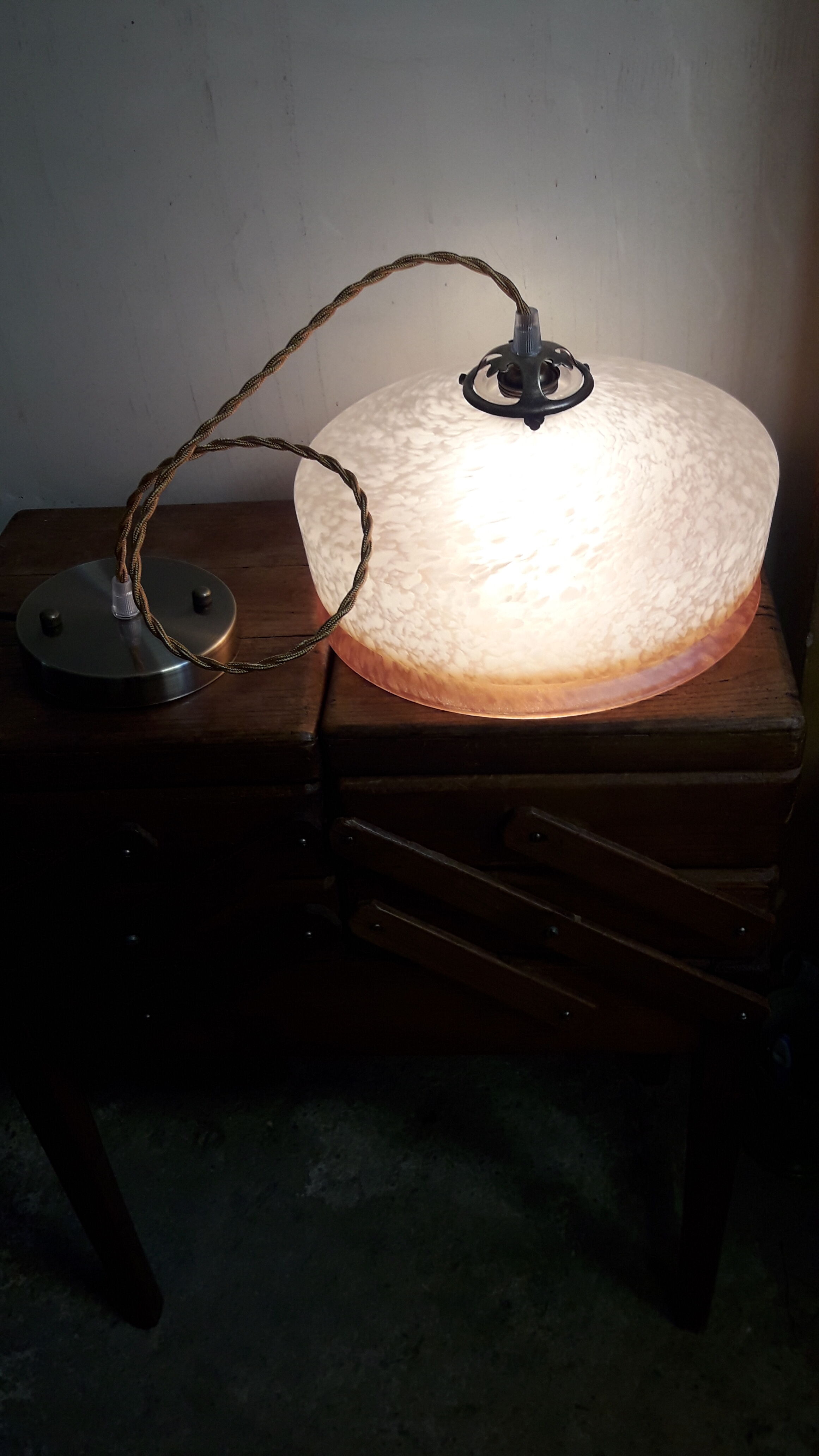 Suspension art déco