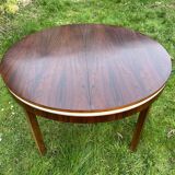 Table ronde extensible scandinave