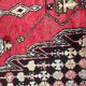 Nice vintage Persian mazlaghan handmade carpet 120x196 cm