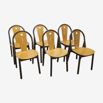 6 chaises Baumann "Transit" 1990