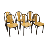 6 Baumann "transit" chairs 1990s