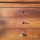 Louis-Philippe 19th century solid oak chest of 4 drawers