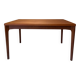 Scandinavian dining table in teak 1970