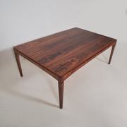 Table basse danoise en palissandre de rio, 1960s