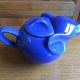 Elephant blue teapot