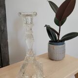 Large glass candlestick