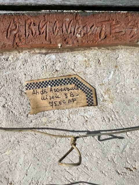 Sblime Vallauris ceramic mirror “Les Argonautes” signed