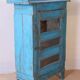 Buffet en teck birman avec patine bleue d'origine