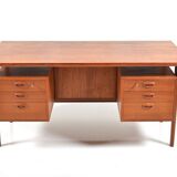 Freestanding Teak Desk by Kai Kristiansen