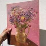 Bouquet of flowers oil painting