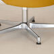 Vaghi leather, aluminium and teak office chair 1970s