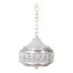 Vintage 60s crystal chandelier decorated design kinkeldey