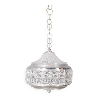 Vintage 60s crystal chandelier decorated design kinkeldey