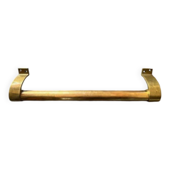Commercial door handle in brass and bronze