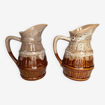 Pair of vintage pitchers