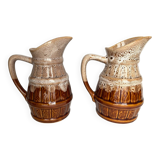 Pair of vintage pitchers