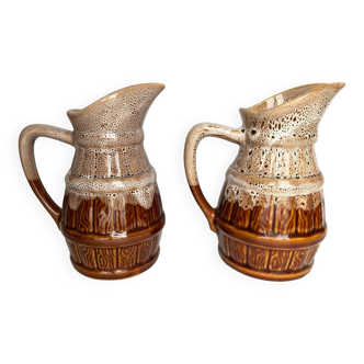 Pair of vintage pitchers