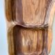 Plat en bois compartimenté