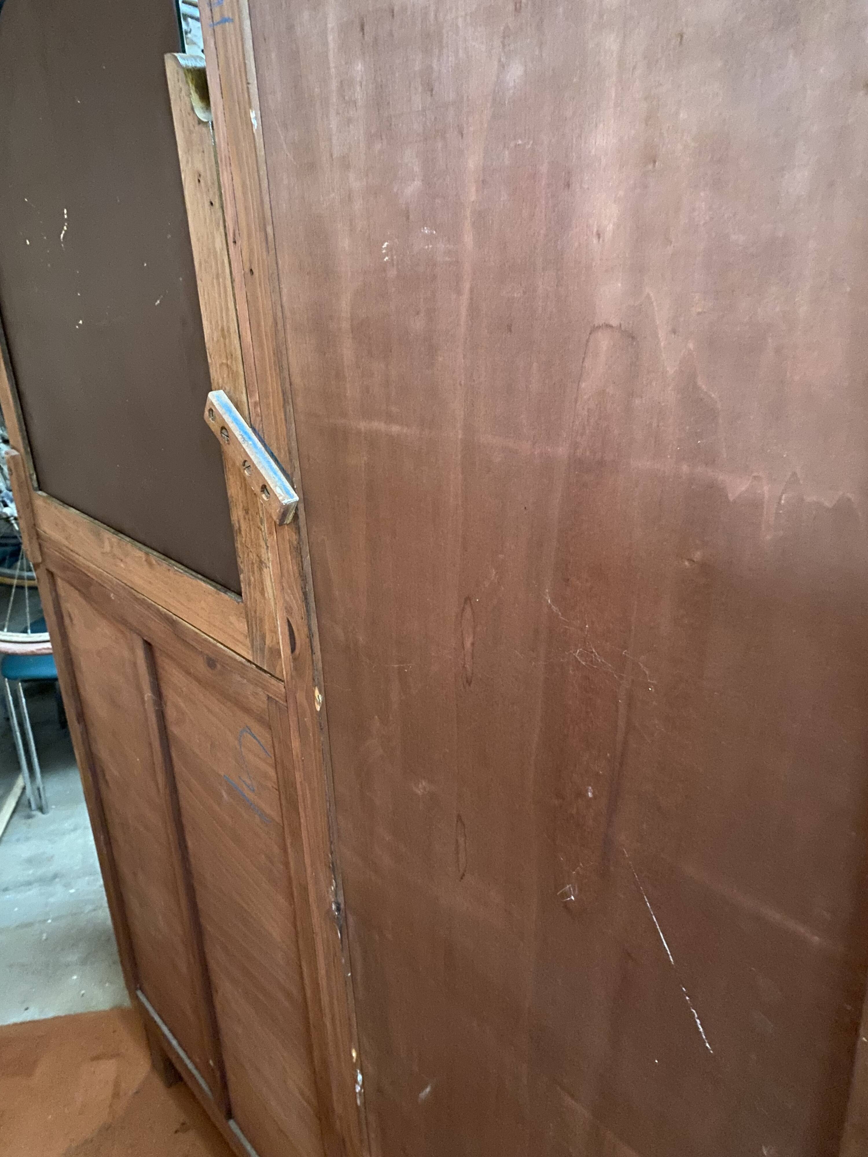 Vintage asymmetrical wardrobe