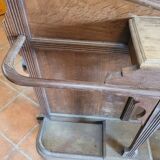 Old oak coat rack