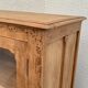 Parisian cabinet glazed raw wood nymphs and carved art nouveau decorations