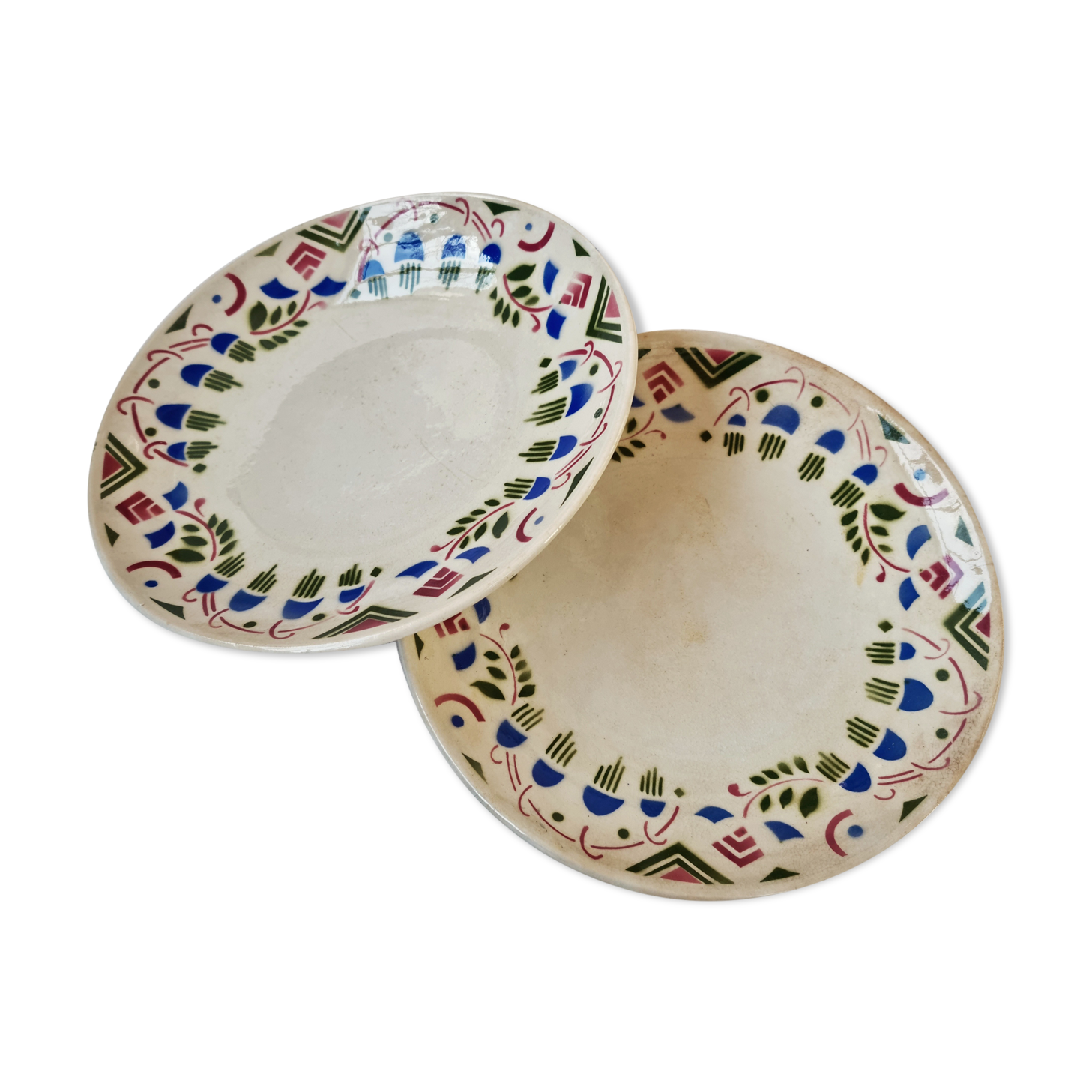 Set of 2 dessert plates Lunéville Galeries Lafayette