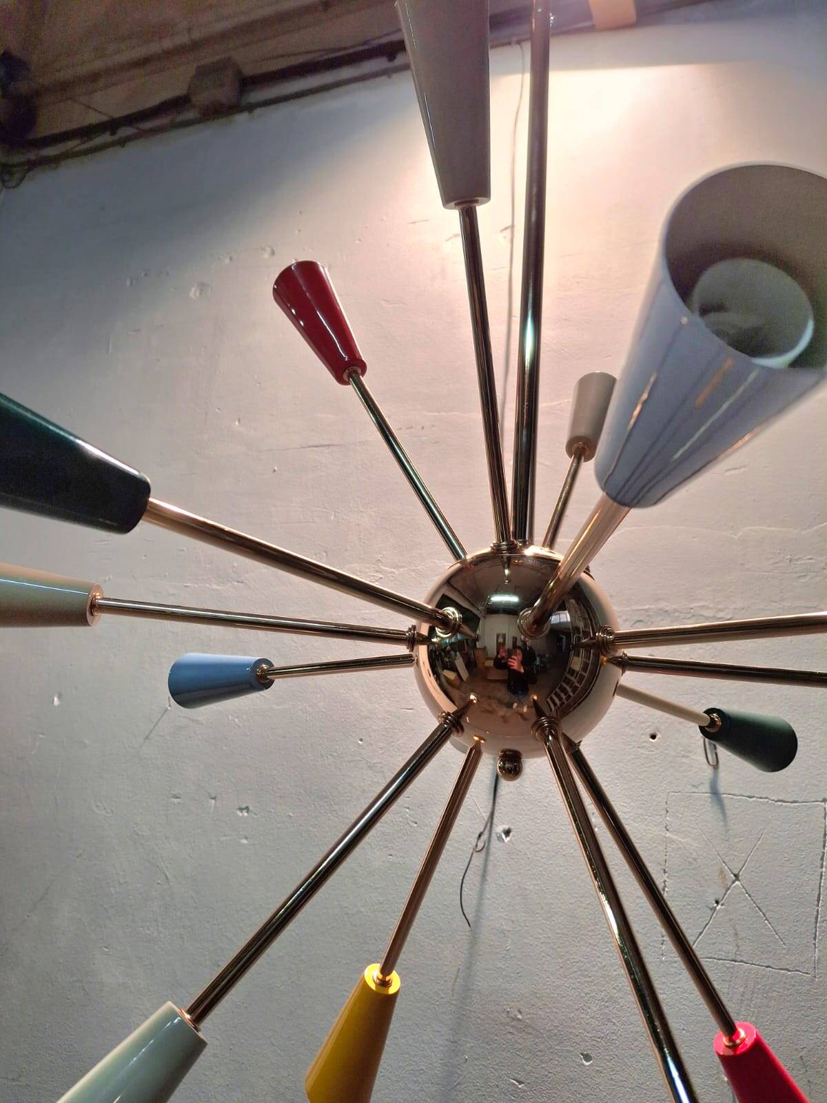 Lampadario Sputnik anni 70