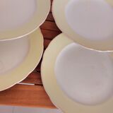 7 flat plates Sarreguemines Hugues